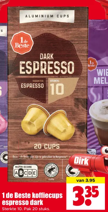 Aanbieding: Koffiecups espresso dark