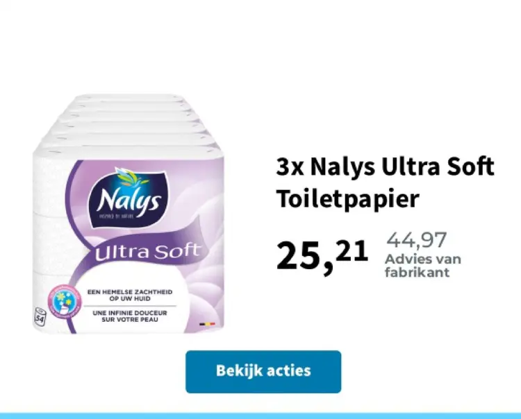 Promotie: Ultra Soft Toiletpapier