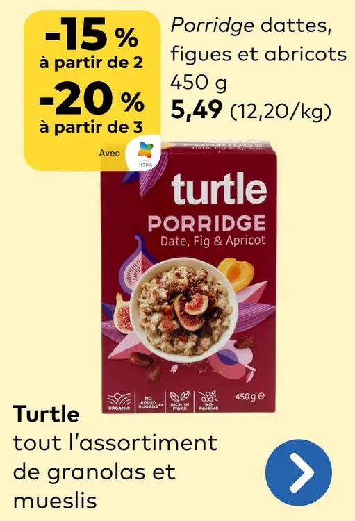 Offre: Granolas et mueslis