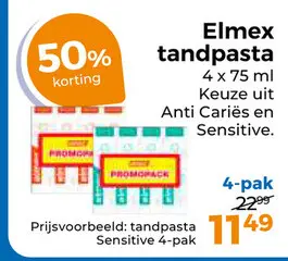 Aanbieding: Elmex tandpasta