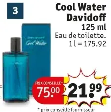 Offre: Cool Water Davidoff