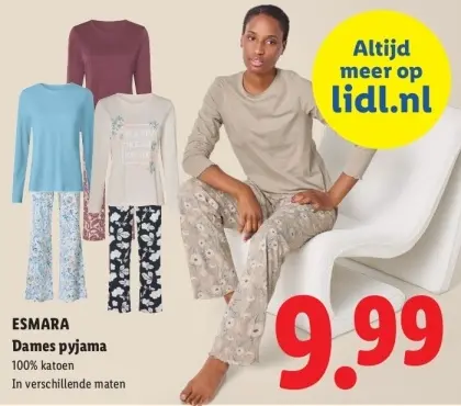 Aanbieding: Dames pyjama