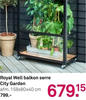 Aanbieding: Royal Well balkon serre City Garden