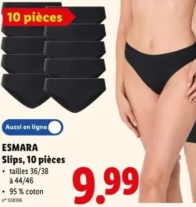 Offre: Slips