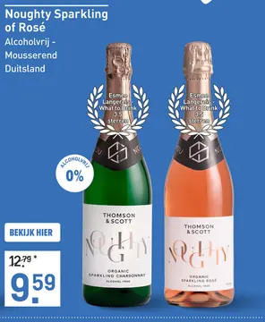 Aanbieding: Noughty Sparkling 75CL Wijn