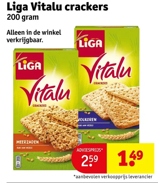 Aanbieding: Vitalu crackers