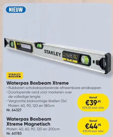 Aanbieding: Waterpas Boxbeam Xtreme