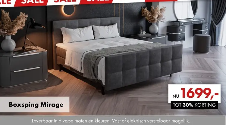Promotie: Mirage boxspring