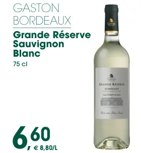 Promotie: Gaston Bordeaux Grande Réserve Sauvignon Blanc