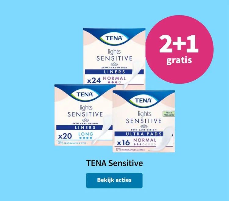 Promotie: TENA lights SENSITIVE