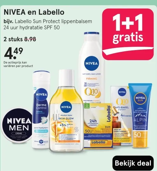 Aanbieding: NIVEA en Labello