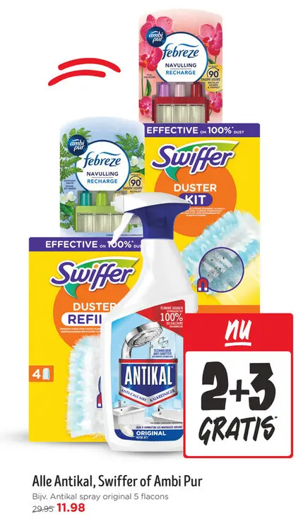 Aanbieding: Alle Antikal, Swiffer of Ambi Pur