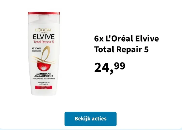 Promotie: Elvive Total Repair 5
