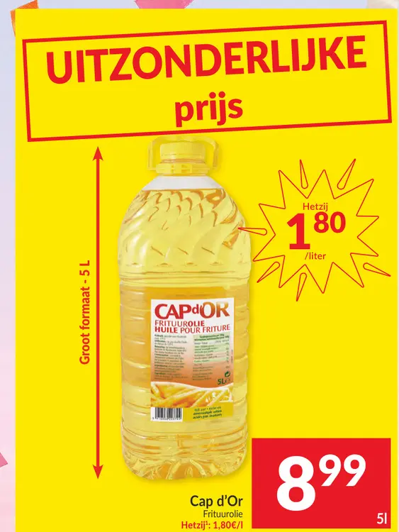 Promotie: Cap d'Or Frituurolie