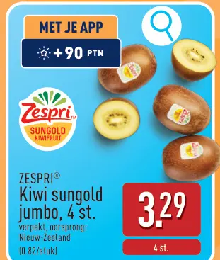 Promotie: Kiwi sungold jumbo