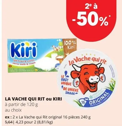 Offre: La Vache qui rit ou Kiri