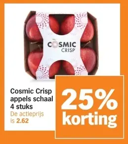Aanbieding: Cosmic Crisp appels 4 stuks