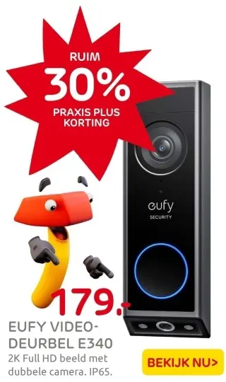 Aanbieding: Video-deurbel E340