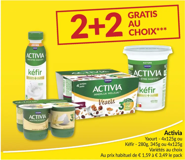 Offre: Yaourt, kéfir ou kéfir