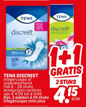 Aanbieding: TENA DISCREET