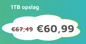 Aanbieding: Toshiba Canvio Basics 1TB