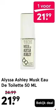 Aanbieding: Musk Eau De Toilette 50 ML