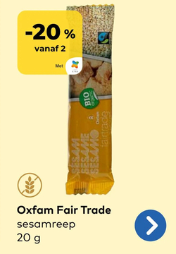 Aanbieding: Oxfam Fair Trade sesamreep