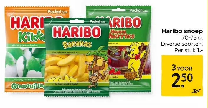 Aanbieding: Haribo snoep