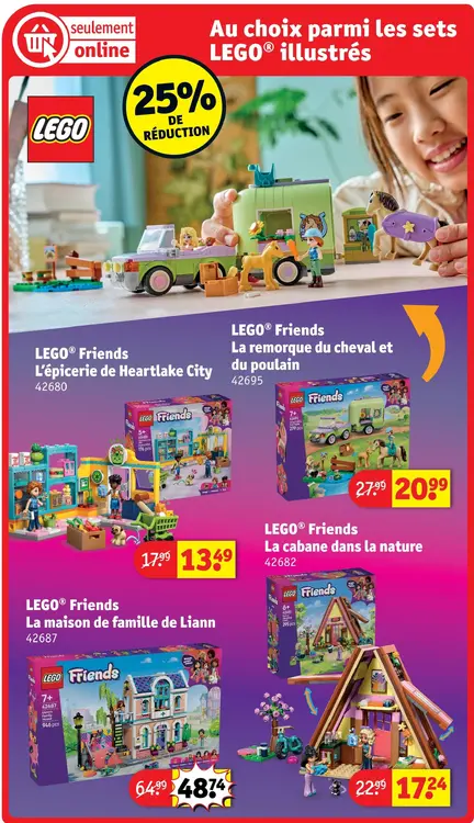 Offre: Au choix parmi les sets LEGO® illustrés