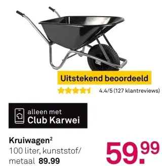 Aanbieding: Kruiwagen