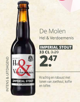 Aanbieding: De Molen Hel & Verdoemenis IMPERIAL STOUT