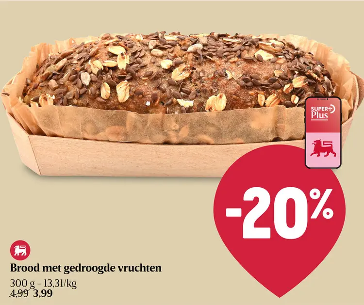 Promotie: Brood | Gedroogd fruit