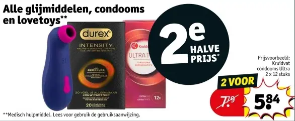 Aanbieding: Alle glijmiddelen, condooms en lovetoys