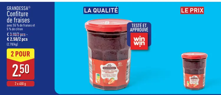 Offre: Confiture de fraises