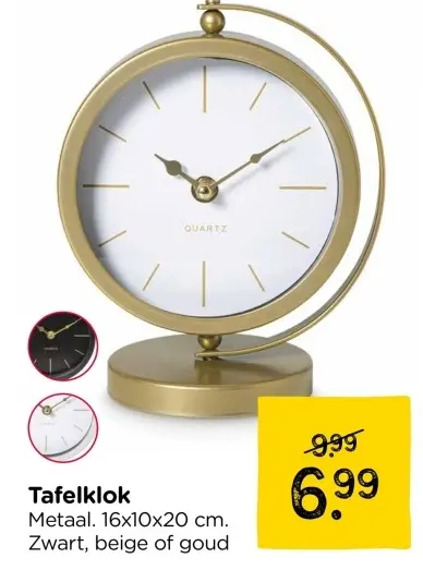 Aanbieding: Tafelklok