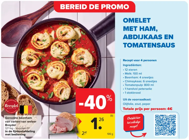 Promotie: Gerookte beenham van varken