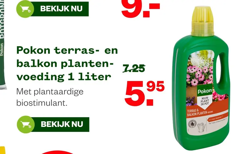 Aanbieding: Terras- en balkon plantenvoeding 1 liter