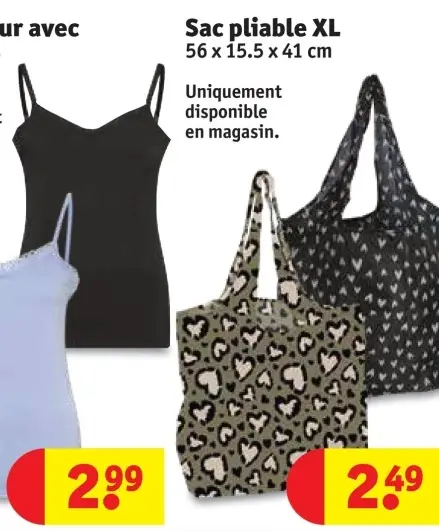 Offre: Sac pliable XL