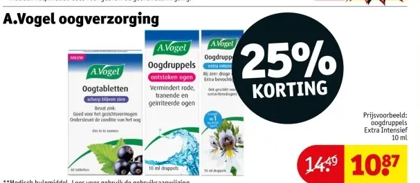 Aanbieding: Oogdruppels Extra Intensief