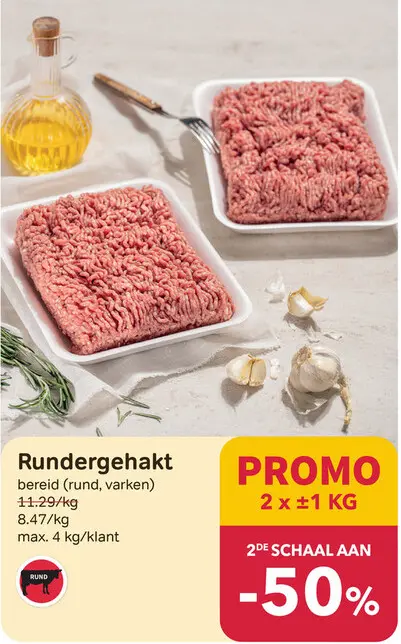Promotie: Rundergehakt
