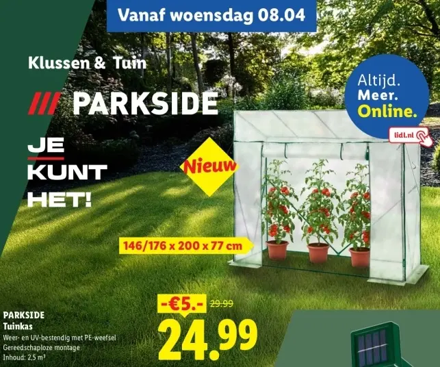 Aanbieding: Tuinkas