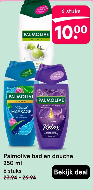 Aanbieding: Palmolive bad en douche