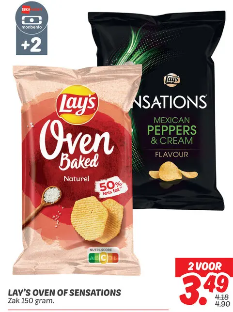 Aanbieding: Oven Baked or Sensations Crisps