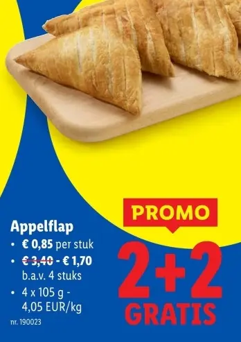 Promotie: Appelflap