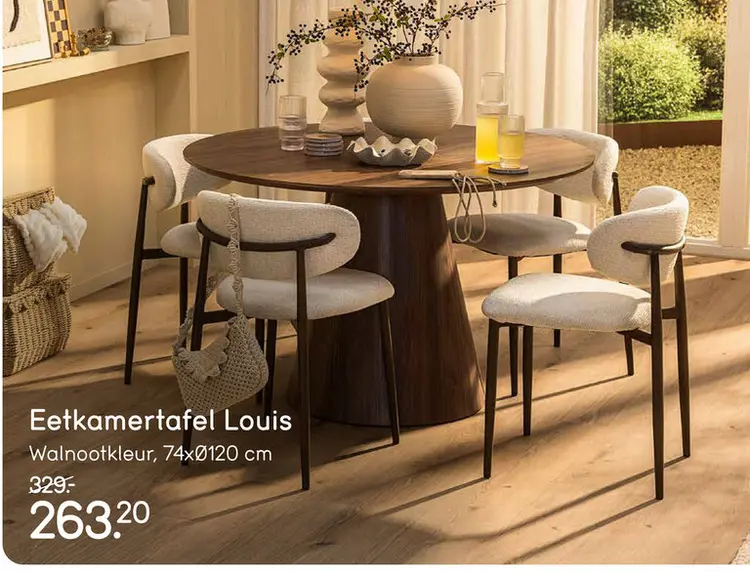 Aanbieding: Eetkamertafel Louis