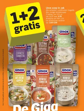 Aanbieding: Soep in zak