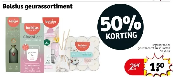 Aanbieding: Bolsius geurassortiment