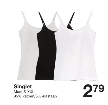 Promotie: Singlet