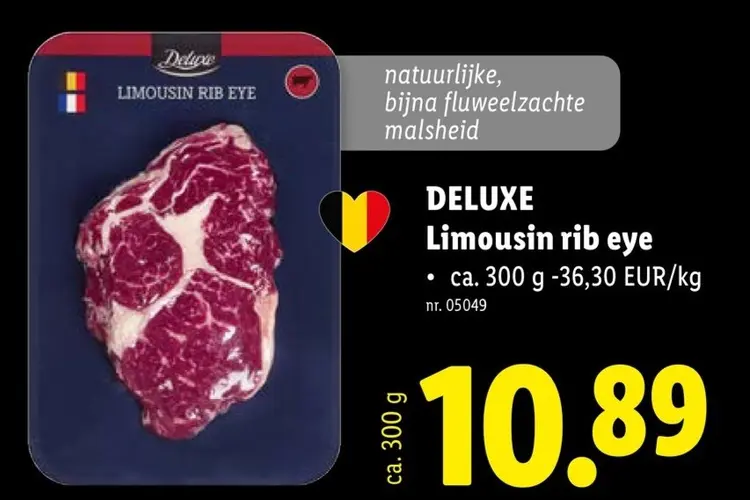 Promotie: Deluxe Limousin rib eye