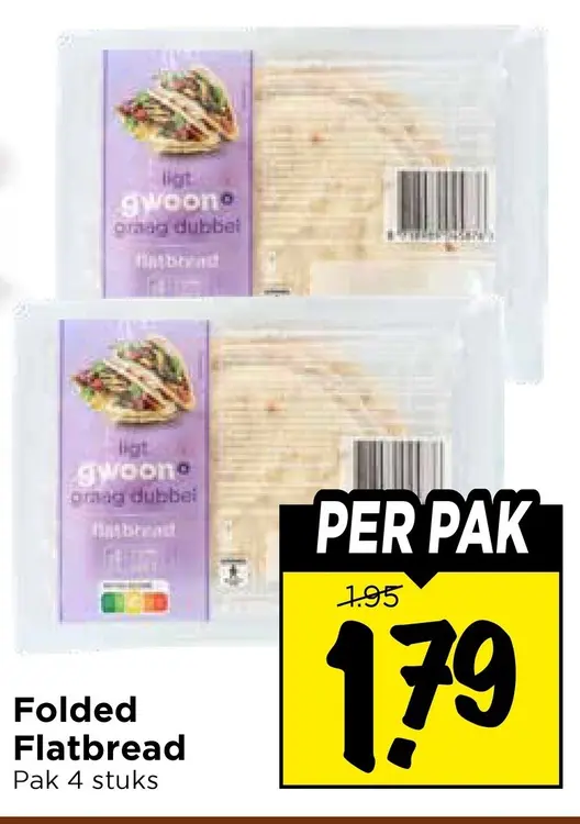 Aanbieding: Folded Flatbread
